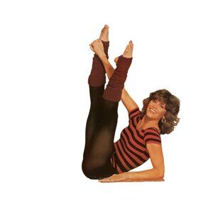 Jane Fonda's Workout Record-2 Record Set-Vintage-1981-GUC
